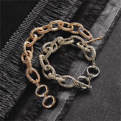 Pave Link Bracelet