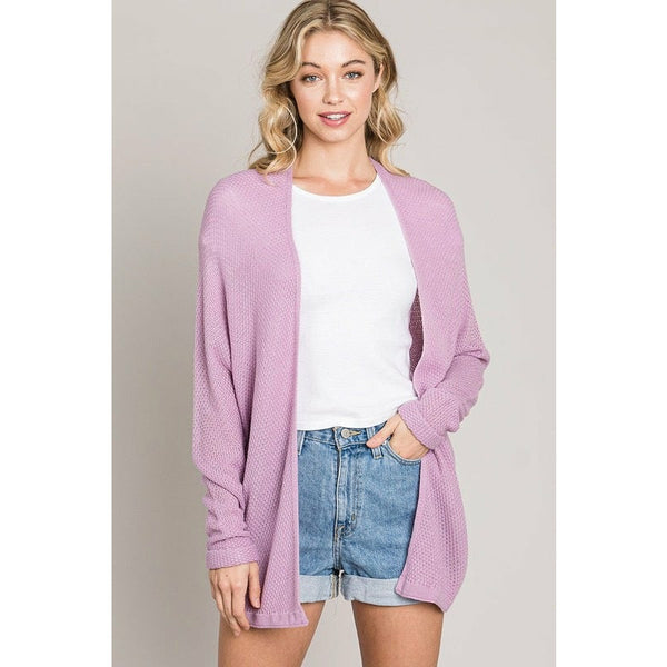 Stephens Kimono Cardigan in Lilac