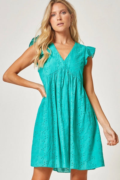 Aimee Eyelet Dress