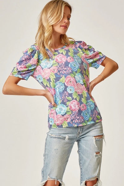 Floral Puzzle Top