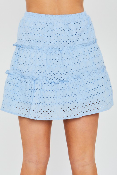 Temple Eyelet Skirt Set