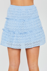 Temple Eyelet Skirt Set