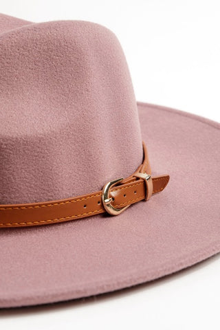 Buckle Up Fedora Hat - 2 Colors