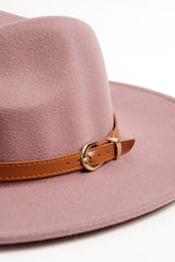 Buckle Up Fedora Hat - 2 Colors