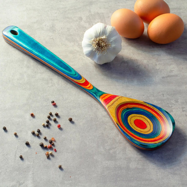 Colorful Wooden Kitchen Utensils