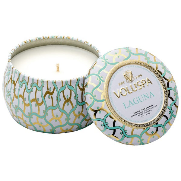 Voluspa Petite Decorative Tin Candle