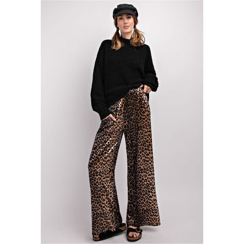 Leopard Palazzo Pants