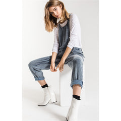 Z Supply The Knit Denim Overalls