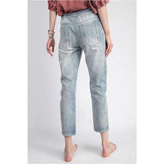 Hampshire Cropped Jeans in Light Denim