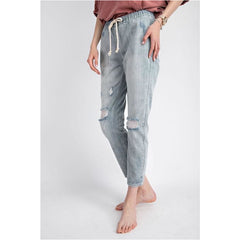 Hampshire Cropped Jeans in Light Denim