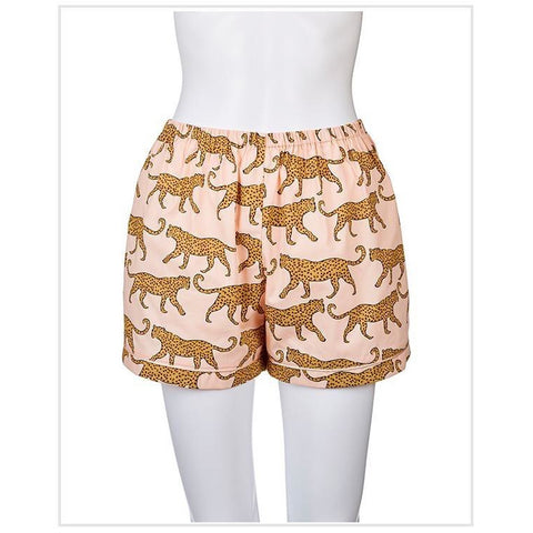 Leopard Sleep Shorts