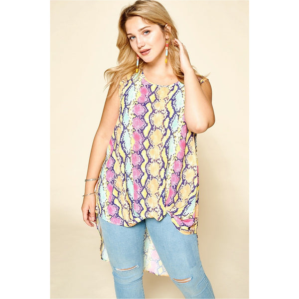 Colorful Snake Tunic