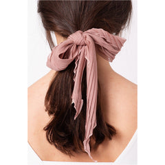 Pleated Ponytail Scrunchie