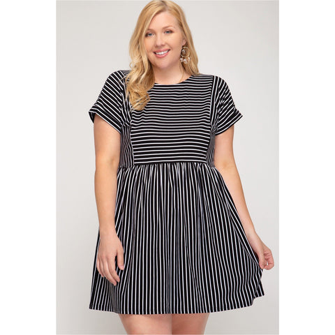 Canton Stripes Dress