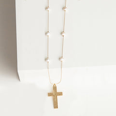 Brooke Cross Necklace