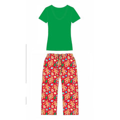 Jane Marie Gingerbread Man PJ Set