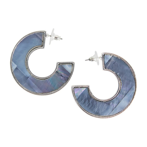 Chambray Gray Earrings