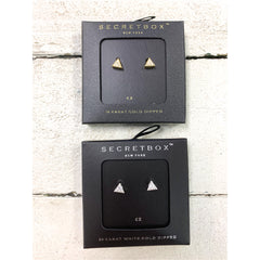 Pave Triangle Studs