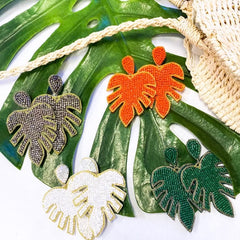 Playa Leaf Earrings