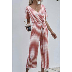 A Linear Lesson Jumpsuit