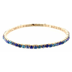 Jane Marie Gold Stretch Rhinestone Bracelets