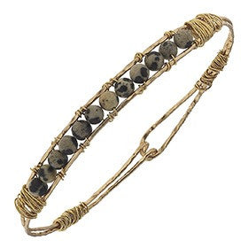 Canvas Artisan Wired Gemstone Bangle