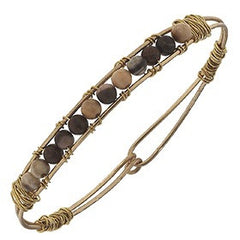 Canvas Artisan Wired Gemstone Bangle