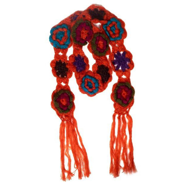 Hippie Flower Scarf