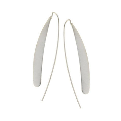 Canvas Brushed Linear Wire Earrings