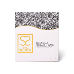 Spa Splurge Black Lace Collagen Mask