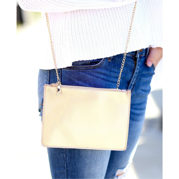 Marissa Metallic Crossbody