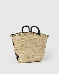 World Traveler Straw Bag