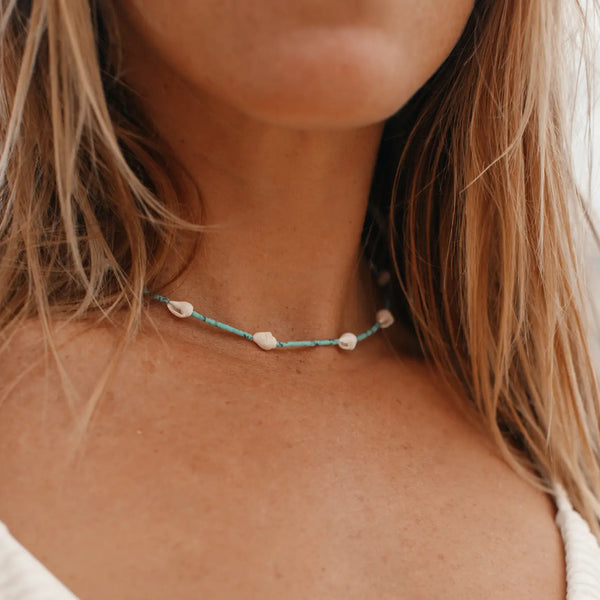 Meribella Stone Necklace and Anklet