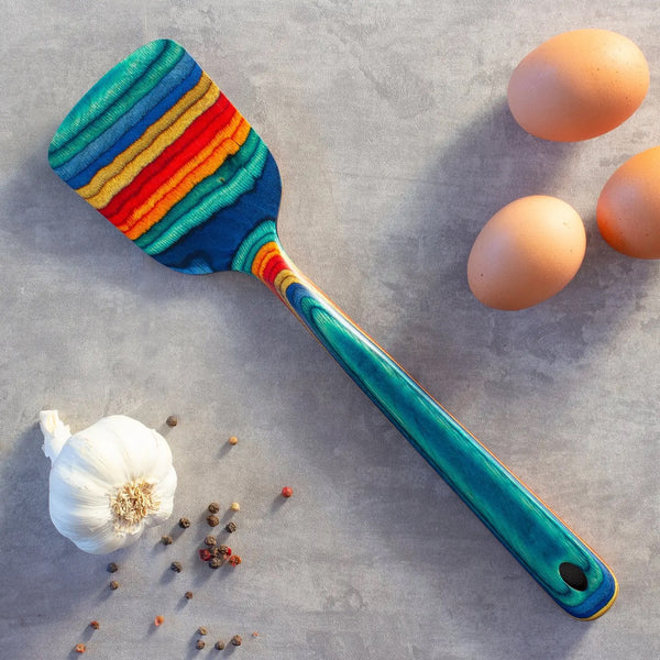 Colorful Wooden Kitchen Utensils