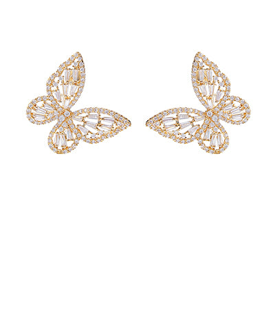 3-D Butterfly Earrings