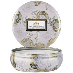 Voluspa 3 Wick Decorative Tin Candle