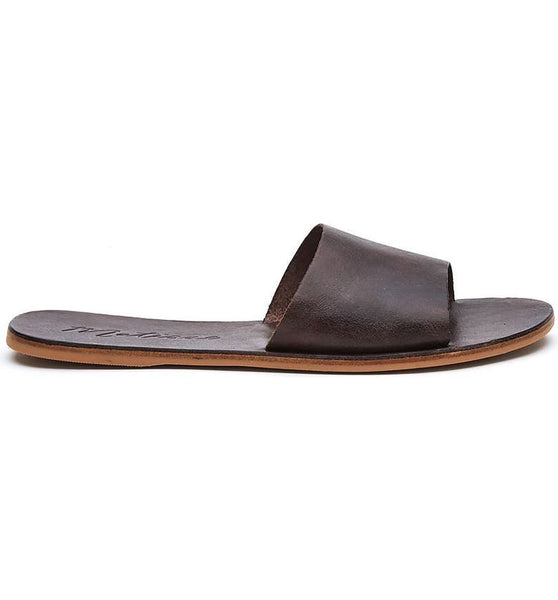 Matisse | Carmen Slide Sandal | Brown Leather