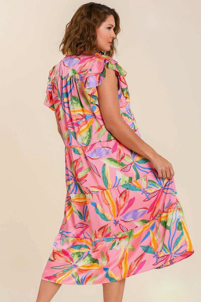 Tropical Get Away Dress - 2 Colors