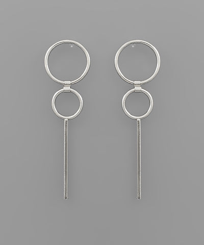 Double Take Earrings-Gold or Silver