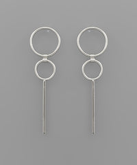 Double Take Earrings-Gold or Silver