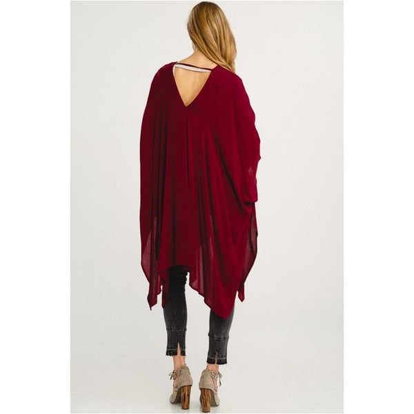 Nova Kimono in Burgundy