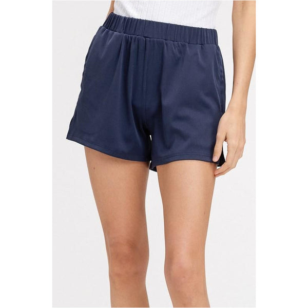 Crew Shorts In Navy