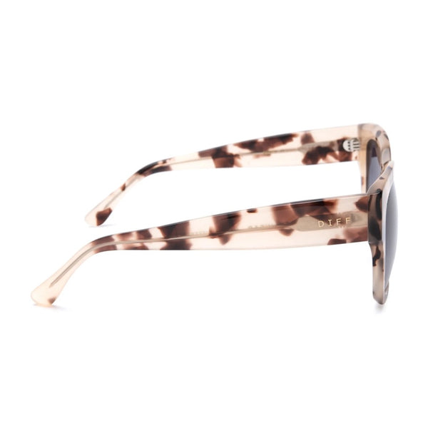 Diff Bella II Cream Tortoise Grey Gradient Sunglasses