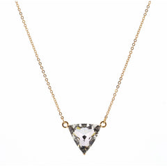 Jane Marie Gold 16" NECKLACE with Colored Stone Pendant