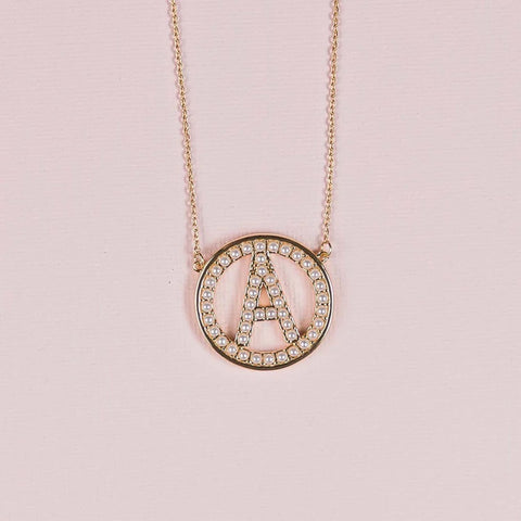 Michelle McDowell Lucy Initial Necklace