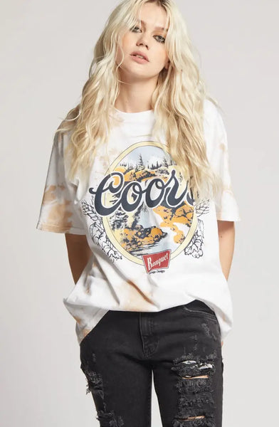 Tie Dye Coors Banquet Short Sleeve T-Shirt