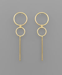 Double Take Earrings-Gold or Silver