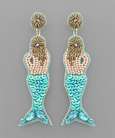 Mermaid Earrings - 3 Colors