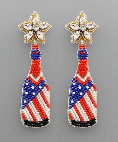 USA Bottle Earrings