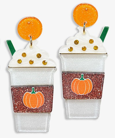 Pumpkin Latte Earrings